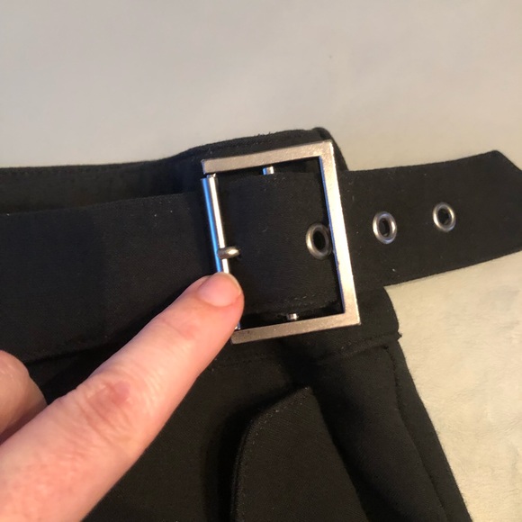 VERONICA BEARD Jaina Pants Black Crop Trousers size 2 small - Picture 9 of 10